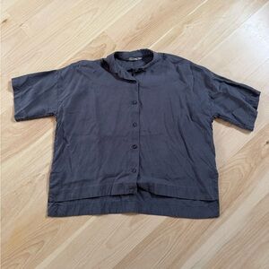 Everlane Short Sleeve Square Shirt in Butterlite